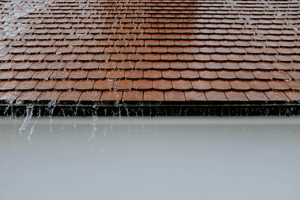 rain gutters are necessary in most cases